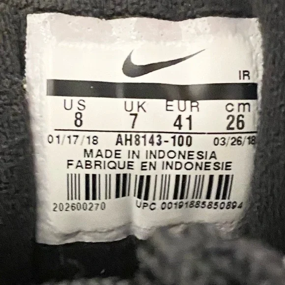 Nike Air Max 97 Black and Cream Shoes - Picture 9 of 9